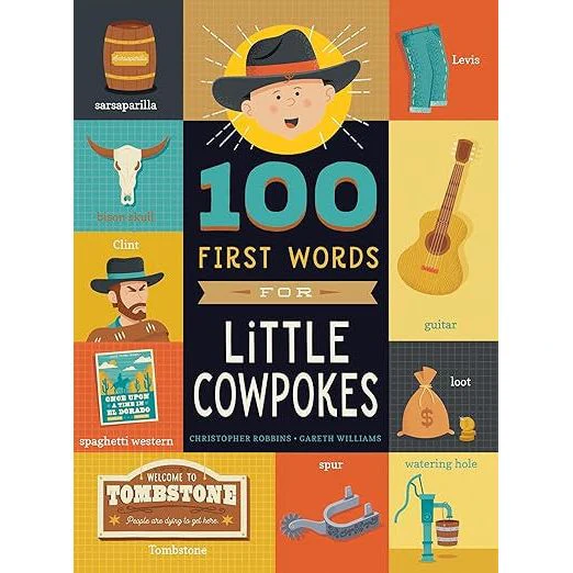 100 First Words For Little Cowpokes-Book - Image 2