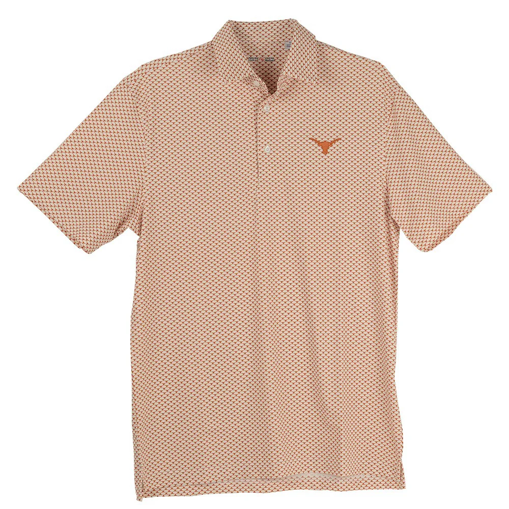 Forty Acres Texas Longhorn Men's Steerhead Ecotec Polo (2 Colors) - Image 3
