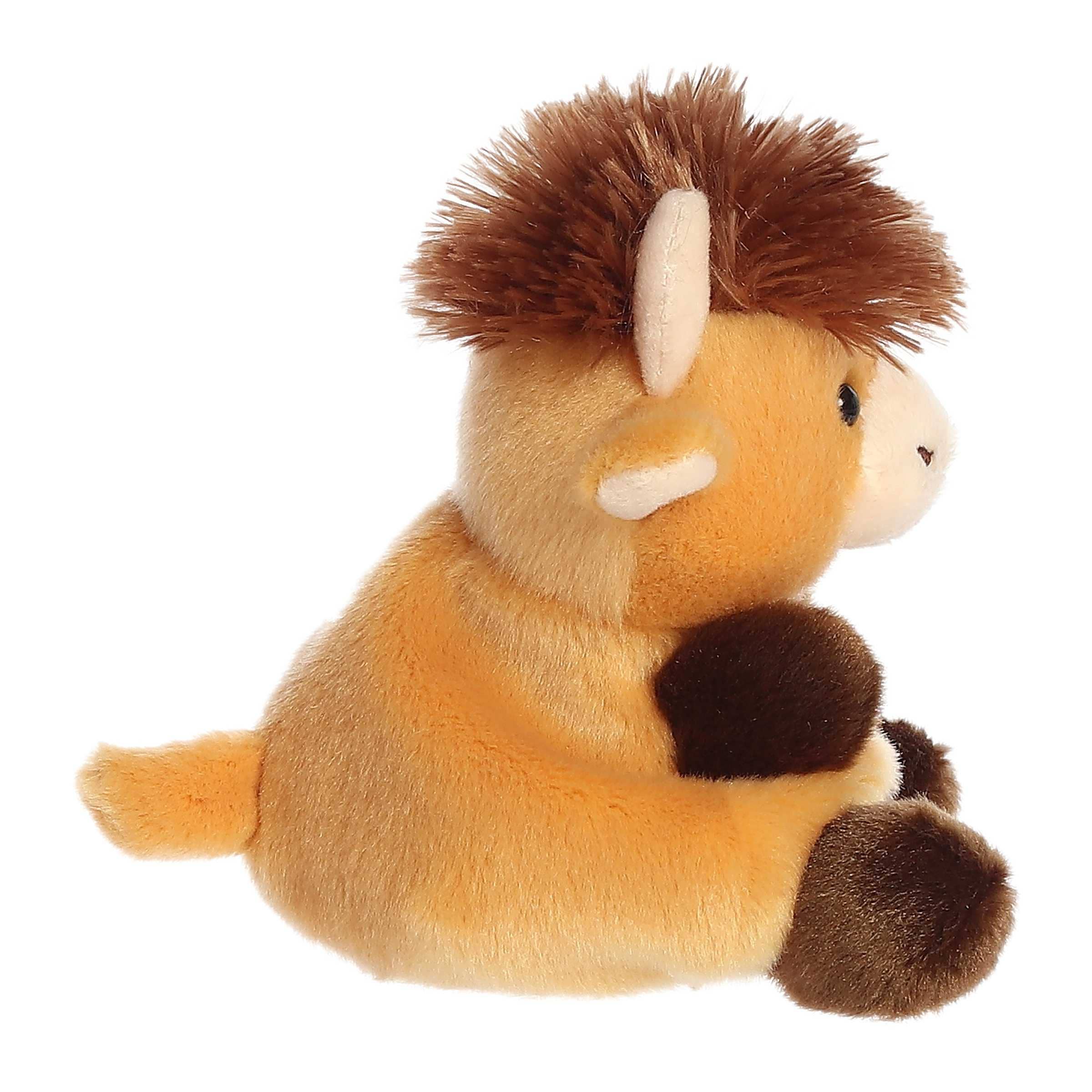 5" Highland Cow Palm Pals Stuffed Animal - Image 2
