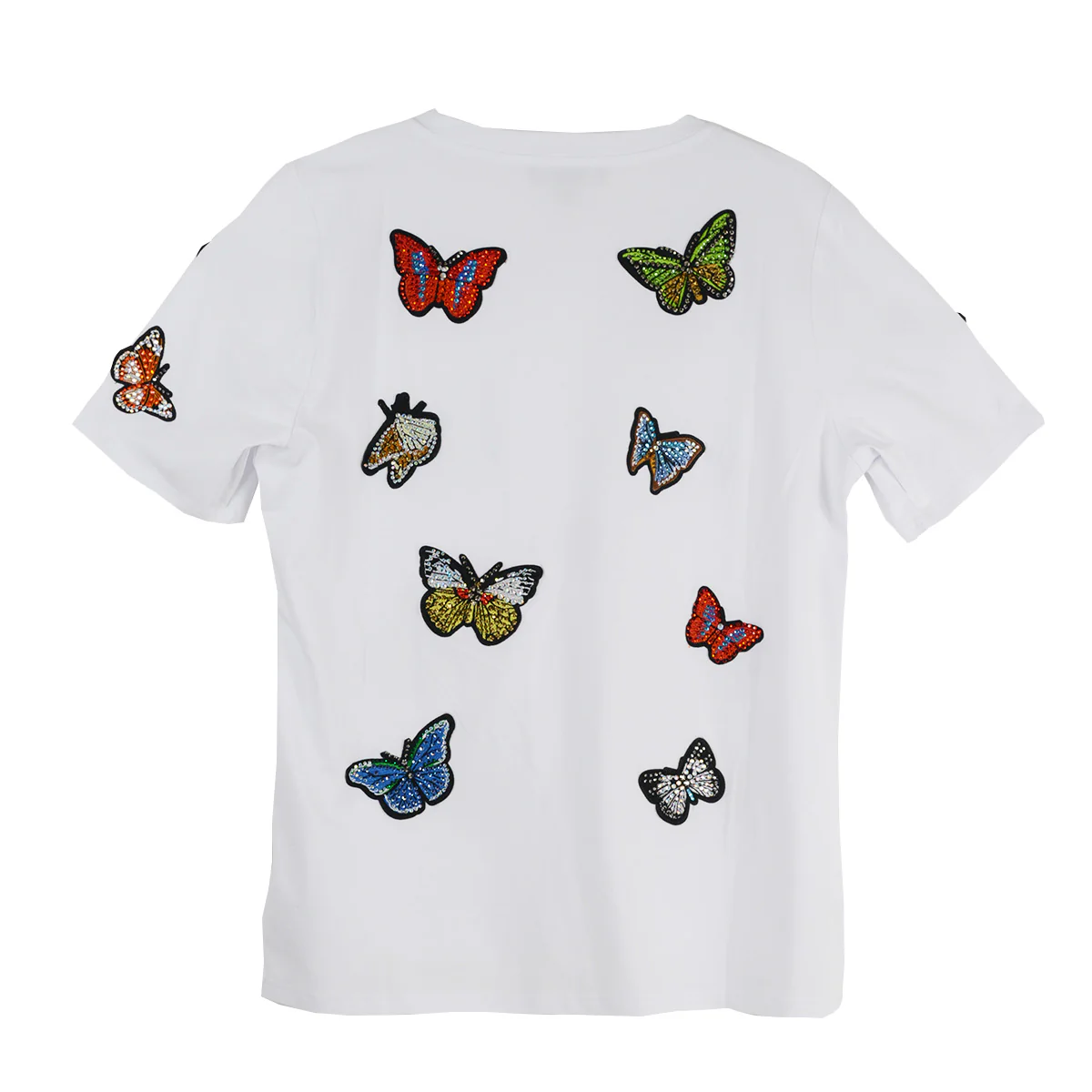 A.Z.I. Short Sleeve Embellished Butterfly Tee (Z13443)(Two Colors) - Image 4