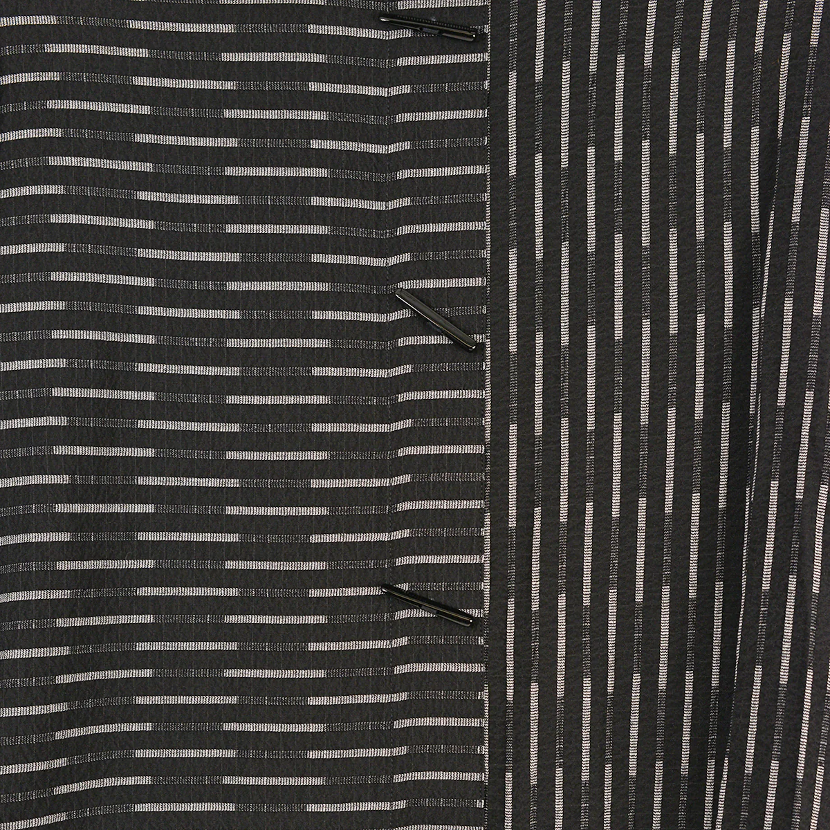 Ali Miles Woven Grey Button Front Tunic Jacket - Image 4