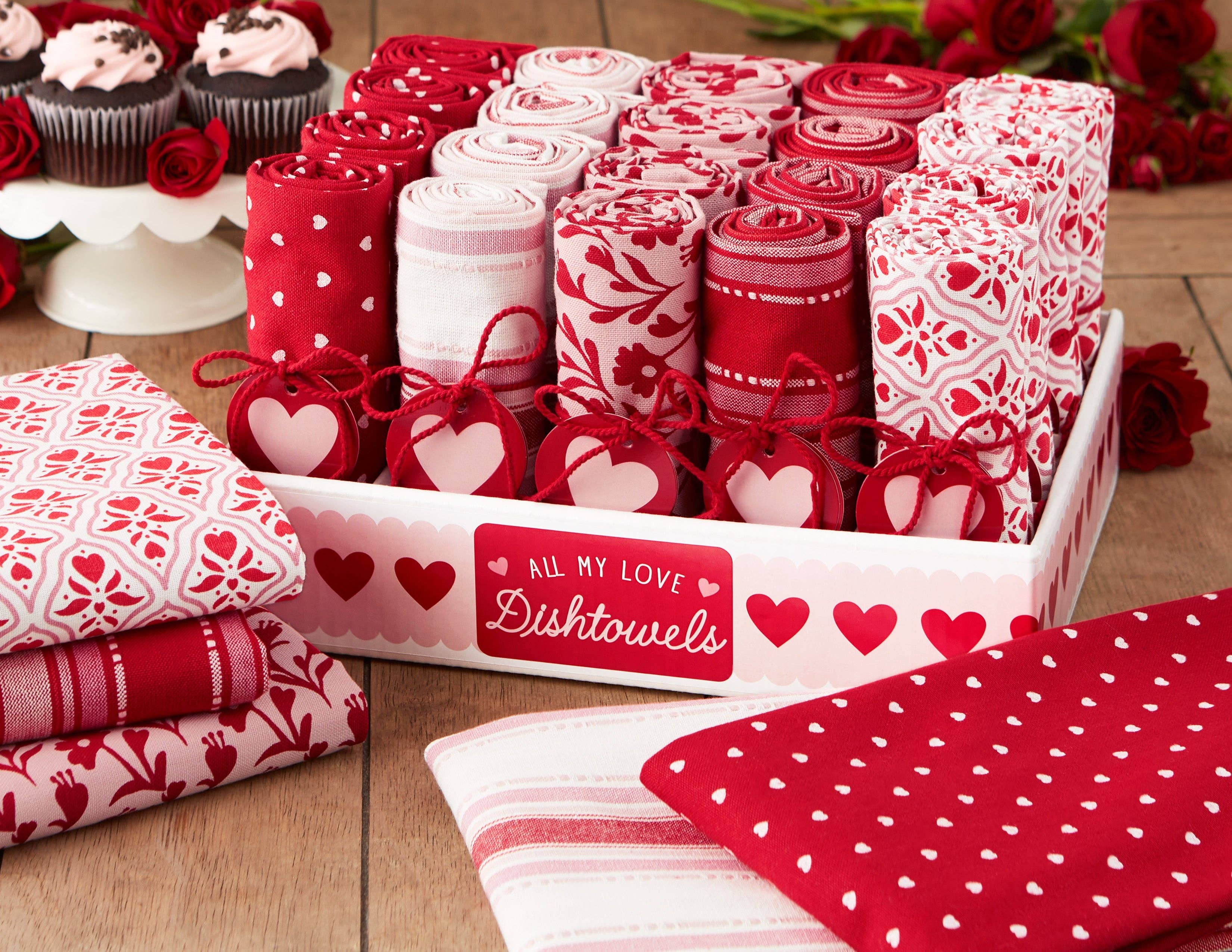 Valentine's Day All My Love Assorted Dishtowel - Image 2