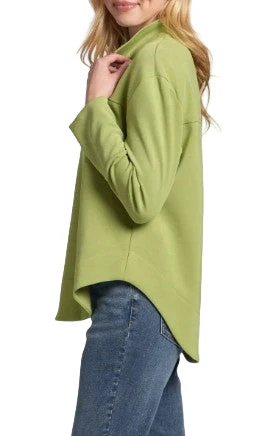 APNY Grommet Henley Solid Citron Top (C350) - Image 4