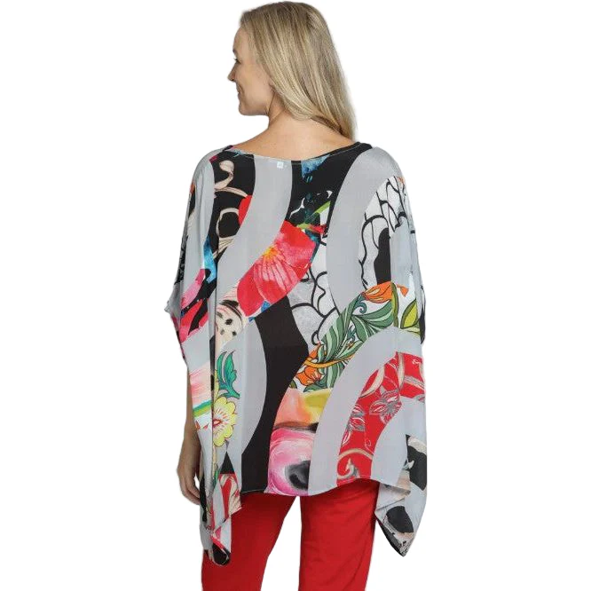 APNY Print One Size Pull-Over Kaftan Top - Image 3