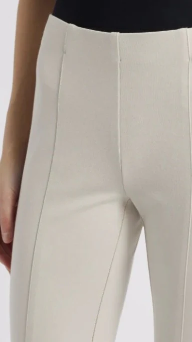 APNY Pull-On Ponte Split Hem Champagne Pant (E2A) - Image 3