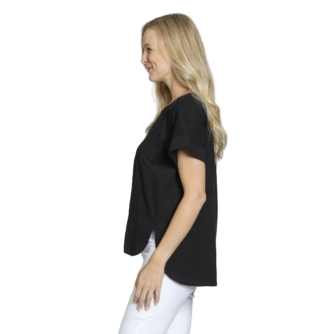 APNY Roll-Up Sleeve Hi-Low Tee (4 Colors) - Image 2