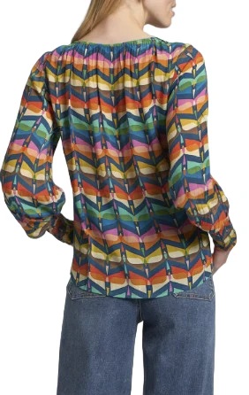 APNY Pull Over Chevron Print Top (T18P/C-078D/NC) - Image 3