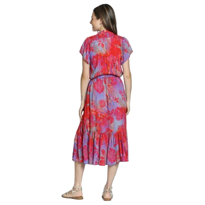 APNY Smocked Shoulder Detail Tie Front Dress - Image 2