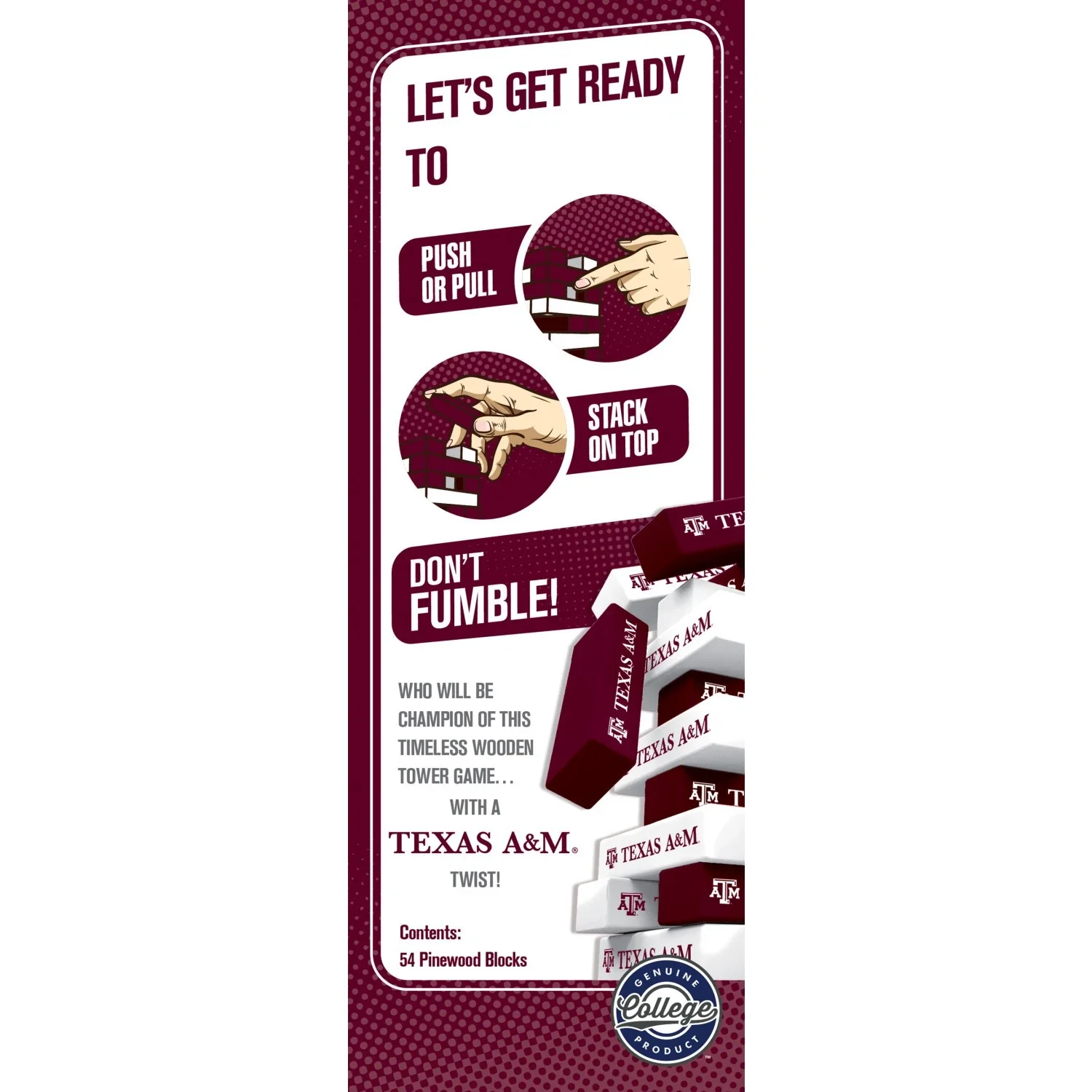 Texas ATM Tumble Tower Game (TAM3260) - Image 4