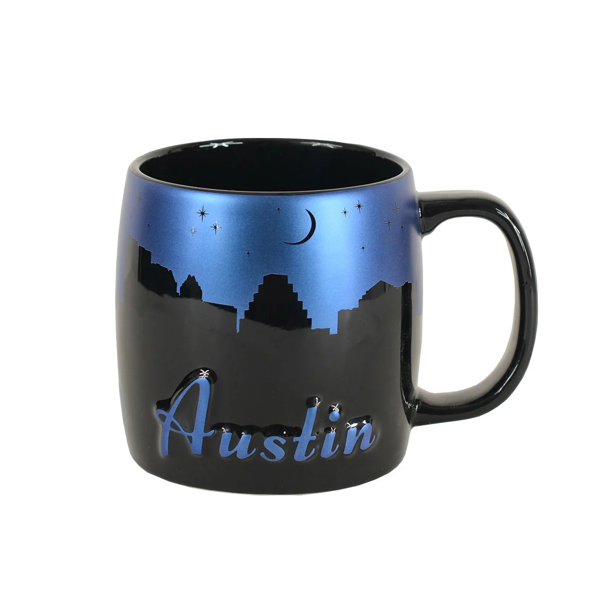 Austin Ceramic Jumbo Night Sky Mug (SMAUS02) BLK/BLU - Image 2