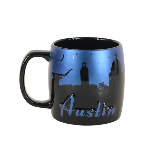 Austin Ceramic Jumbo Night Sky Mug (SMAUS02) BLK/BLU - Image 3