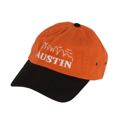 AUSTIN Skyline Embroidered Cap (5021TX) BO/BLK - Image 2