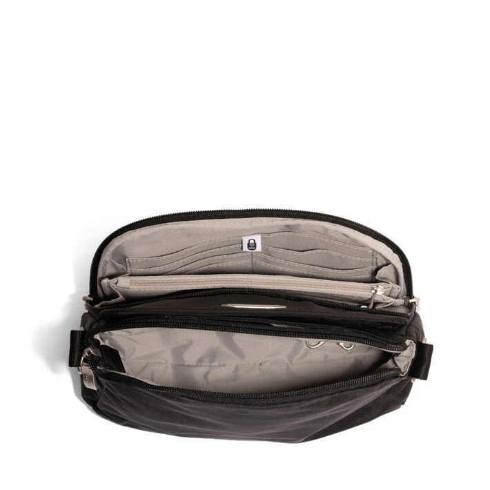 Baggallini Coastal Flip Lock Crossbody (Black)(RCF960B001) - Image 3