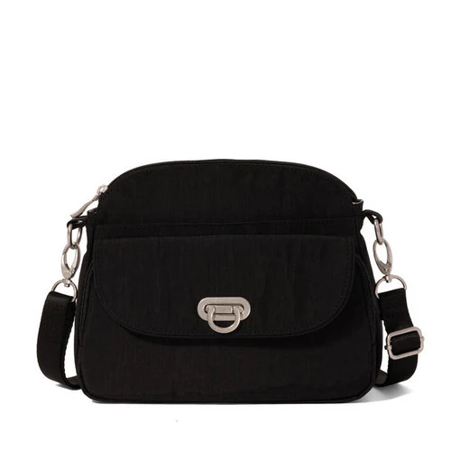 Baggallini Coastal Flip Lock Crossbody (Black)(RCF960B001) - Image 4