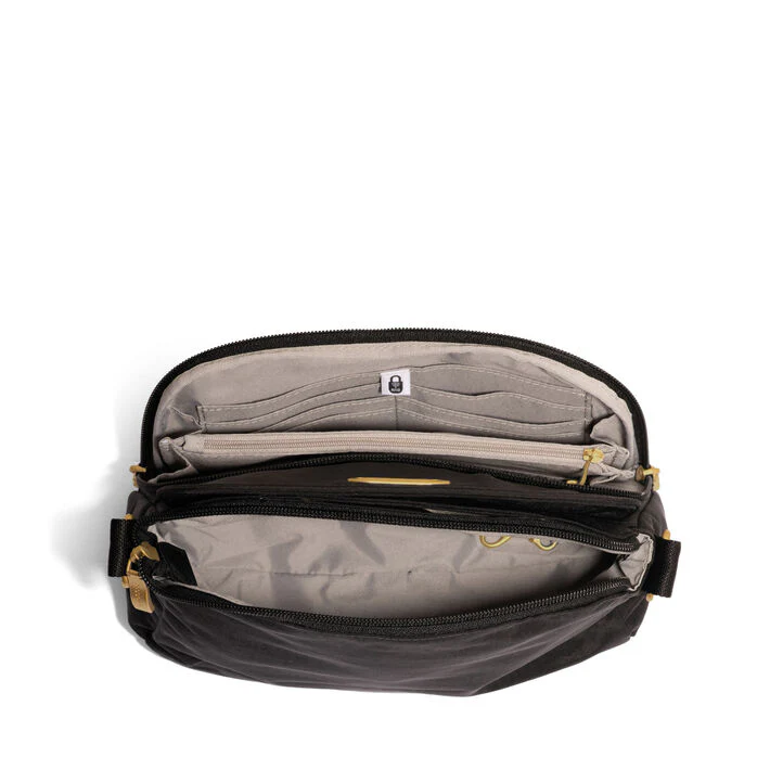 Baggallini Coastal Flip Lock Crossbody (Black)(RFC960B0068) - Image 2