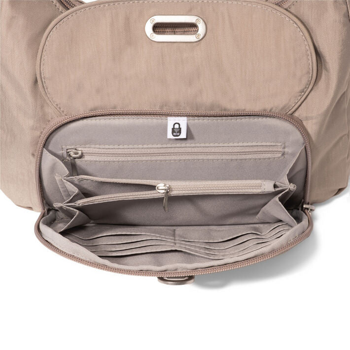Baggallini Coastal Flip Lock Half Moon Bag (Multiple Colors) - Image 3