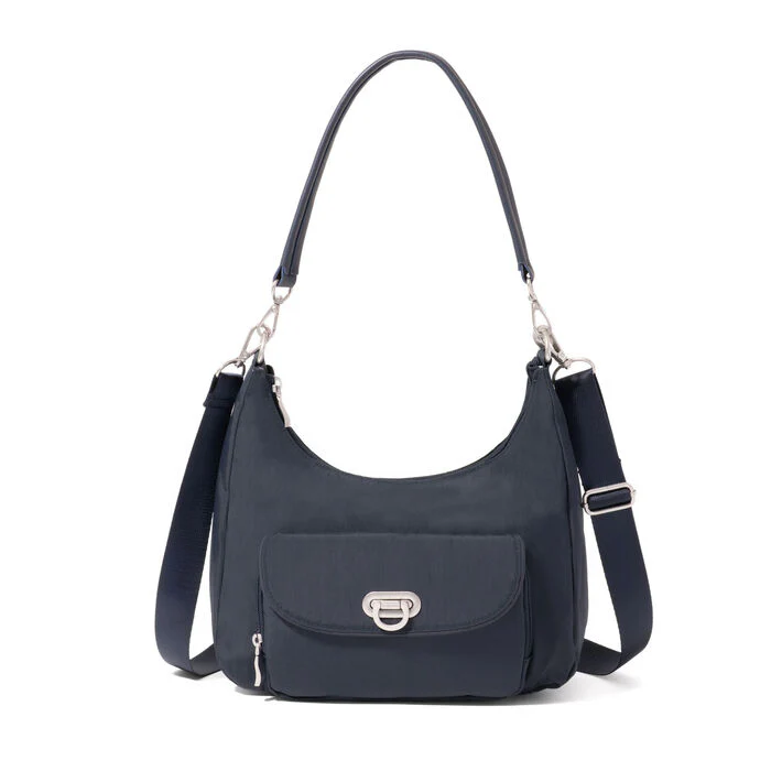 Baggallini Coastal Flip Lock Half Moon Bag (Multiple Colors) - Image 8