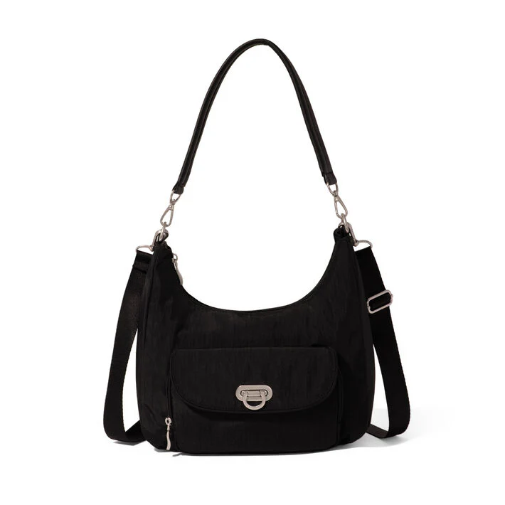 Baggallini Coastal Flip Lock Half Moon Bag (Multiple Colors) - Image 9
