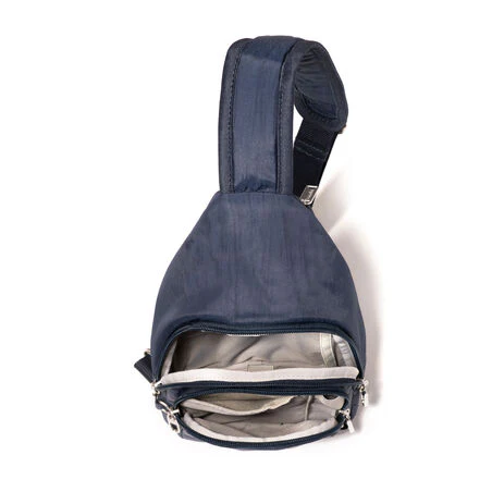 BAGGALLINI Securtex Anti-Theft Multi Zipper Sling (RADS923B05476)(French Blue) - Image 2