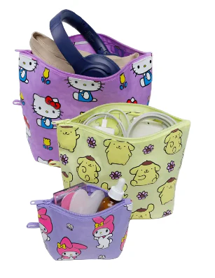 Baggu Go Pouch Set - Hello Kitty & Friends Florals - Image 2