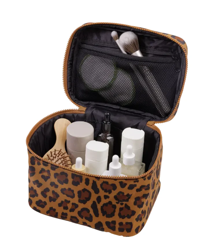 Baggu Large Cosmetic Case - Leopard - Image 2