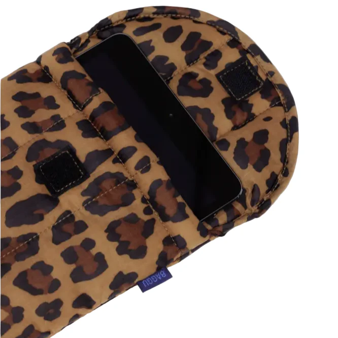Baggu Puffy Tablet Sleeve 8" - Leopard - Image 2