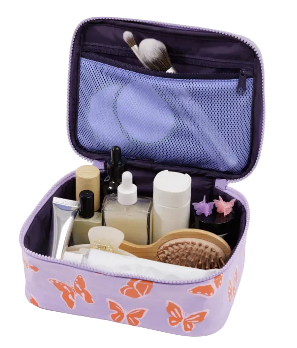 Baggu Small Cosmetic Case - Butterflies - Image 2