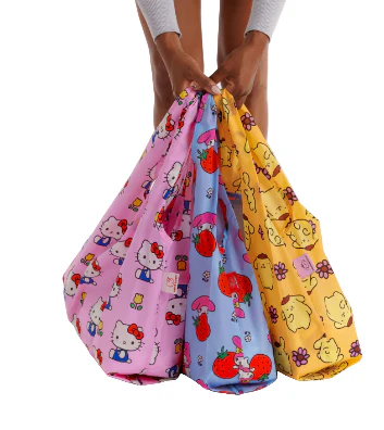 Baggu Standard Reusable Bags Set of 3 - Hello Kitty & Friends - Image 2