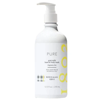 Beekman 1802 Pure Goat Milk Fragrance Free 12.5 oz Hand & Body Wash