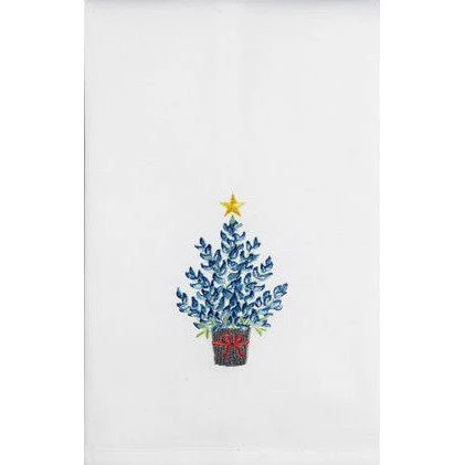 Bluebonnet Christmas Tree Towel (04SJM8675WC) - Image 2