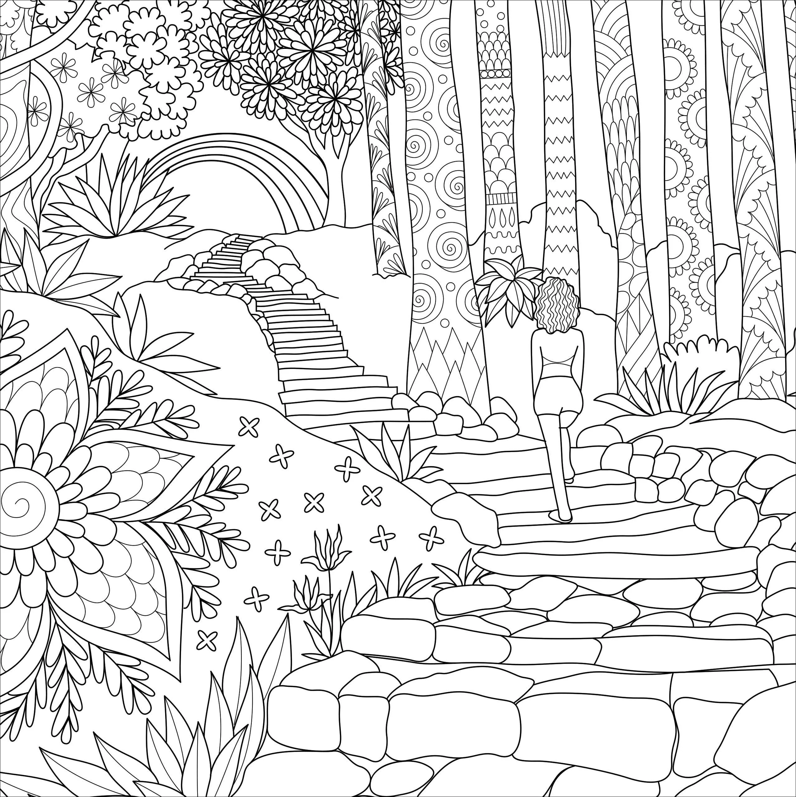 Boho Dreams Adult Coloring Book - Image 3