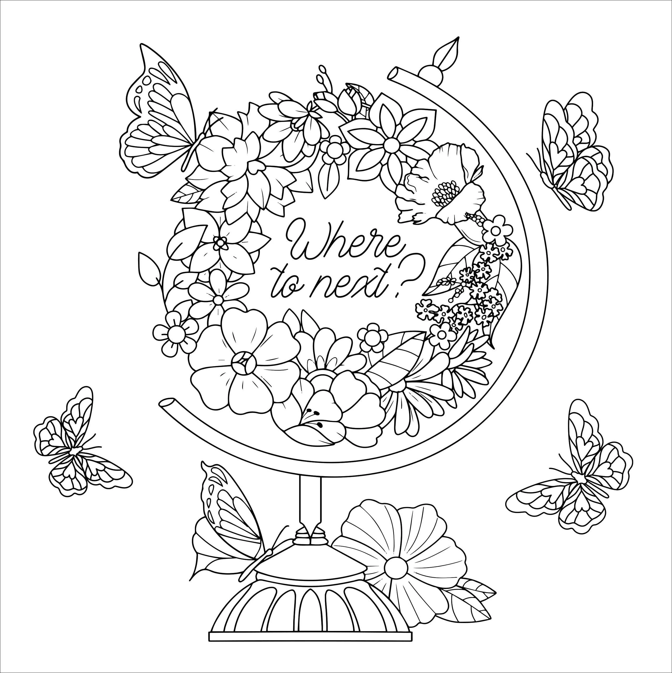 Boho Dreams Adult Coloring Book - Image 5