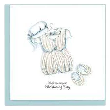 Boys Christening Quilling Card - Image 2