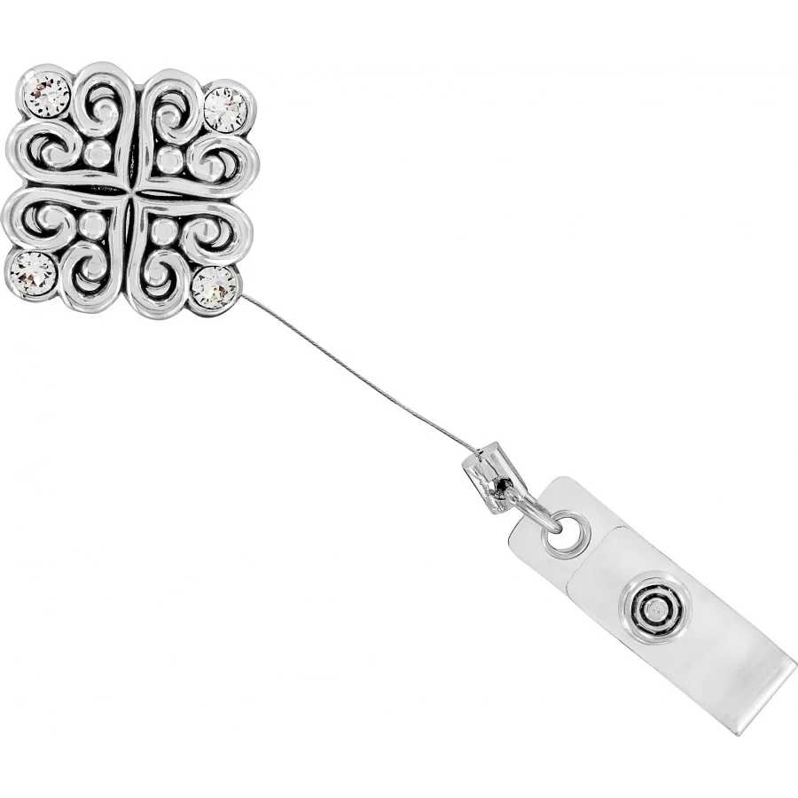 Brighton Alcazar Clip On Badge Clip (SLV) - Image 3