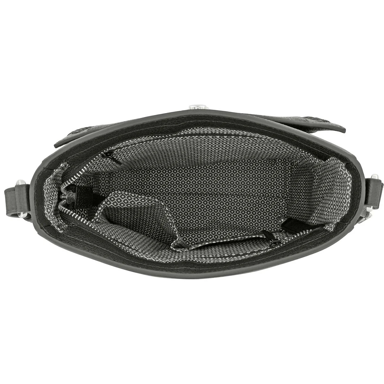 Brighton Astrid Organizer Black Interlok Crossbody Bag - Image 3