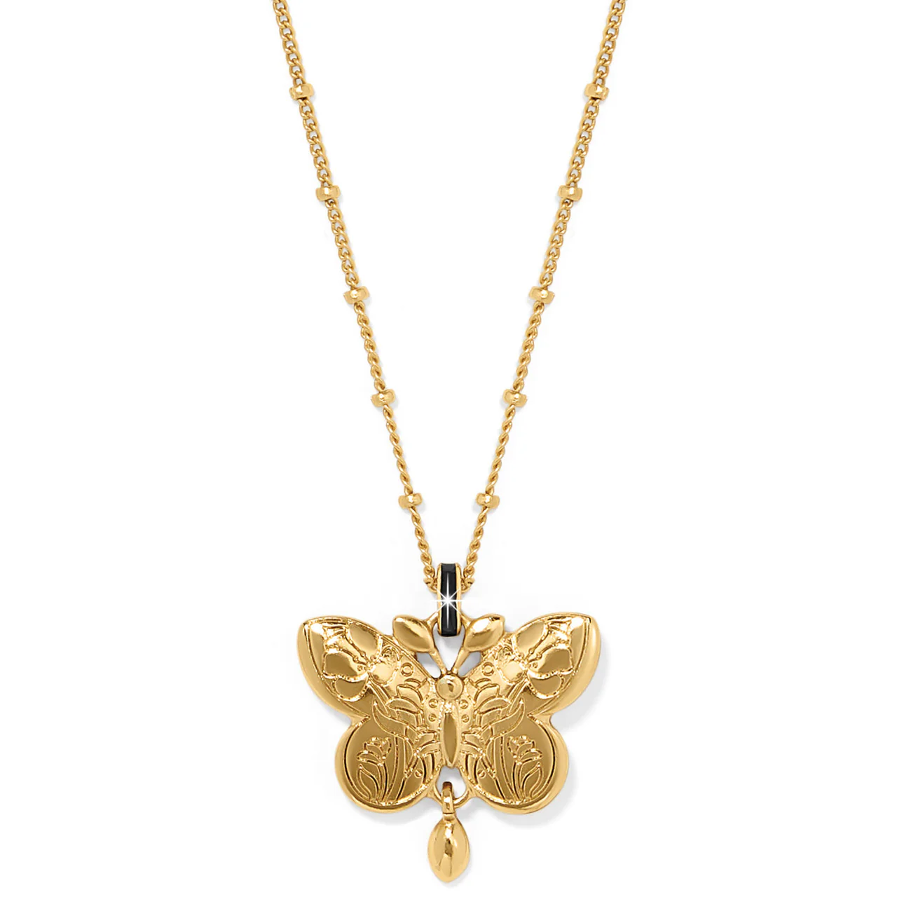 Brighton Botanique Butterfly Gold Petite Necklace - Image 2