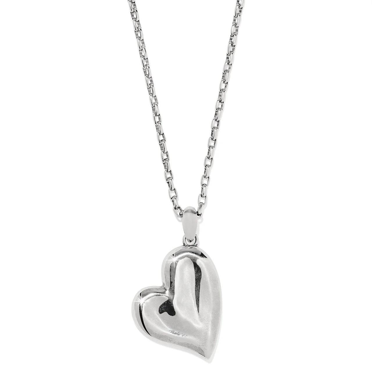 Brighton Cascade Reversible Heart Necklace (SLV/GLD) - Image 2