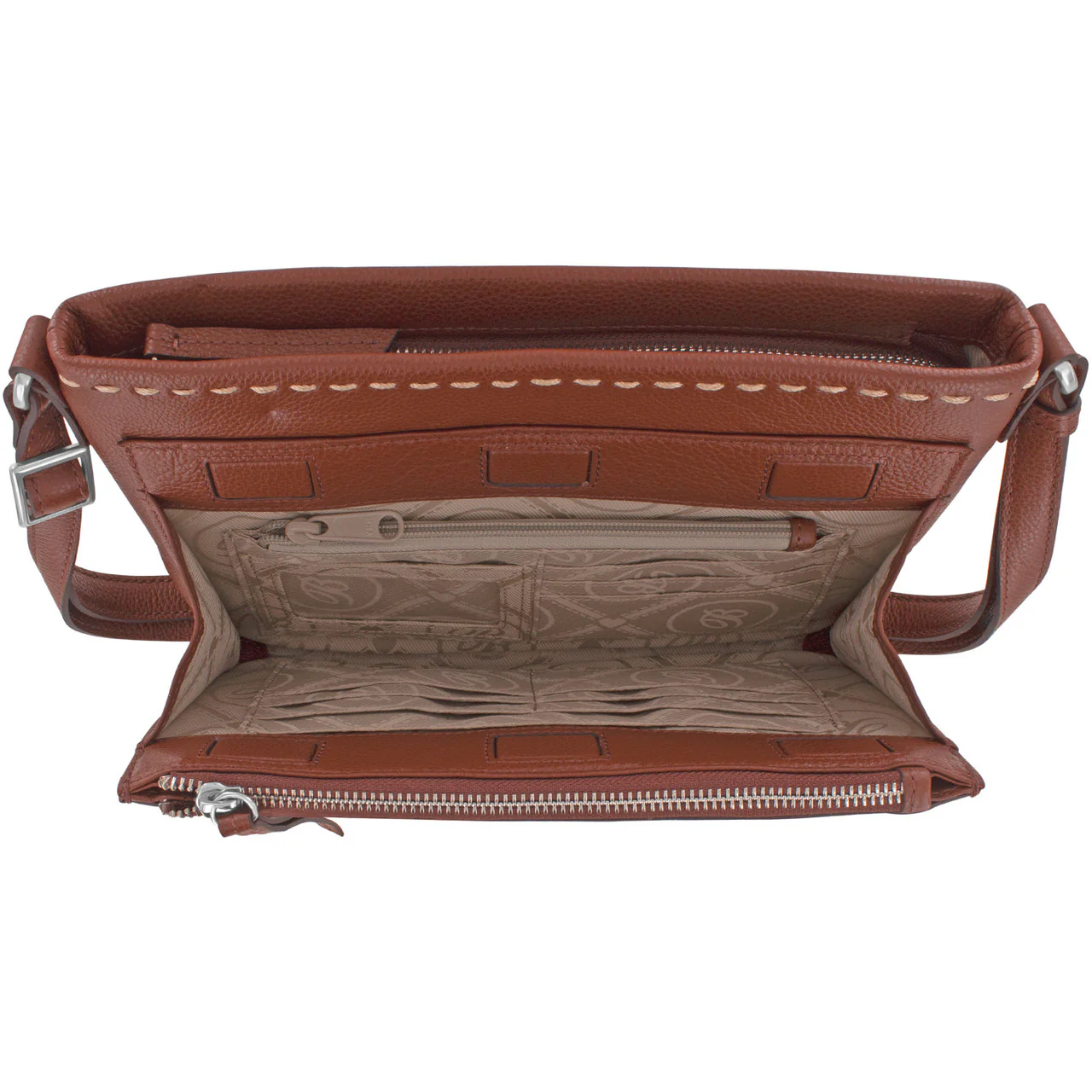Brighton Cate Crossbody Organizer (BOURBAN) - Image 4