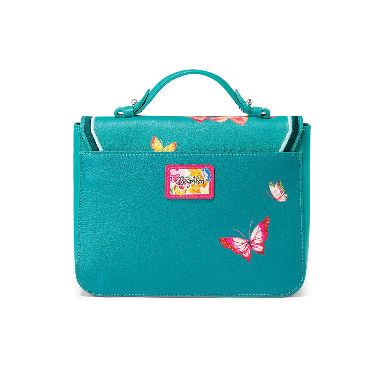 Brighton Hamptons Celine Flap Top Bag (TEAL/MULTI) - Image 2