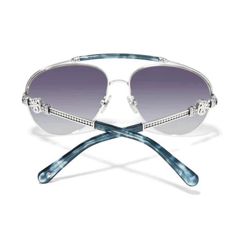 Brighton Contempo Medallion Metal Aviator Sunglasses - Image 2