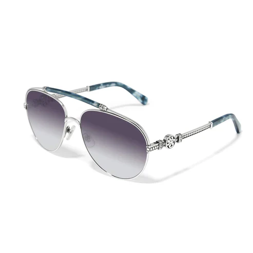 Brighton Contempo Medallion Metal Aviator Sunglasses - Image 3