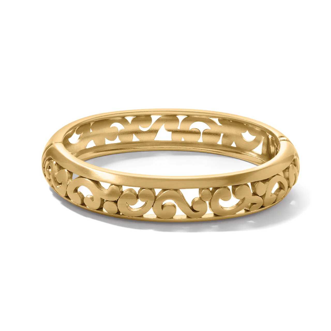 Brighton Contempo Medium Hinged Bangle (GLD)