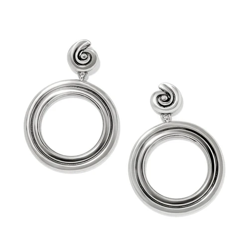 Brighton Contempo Moda Ring Post Drop Silver Earrings (JA9953) - Image 2