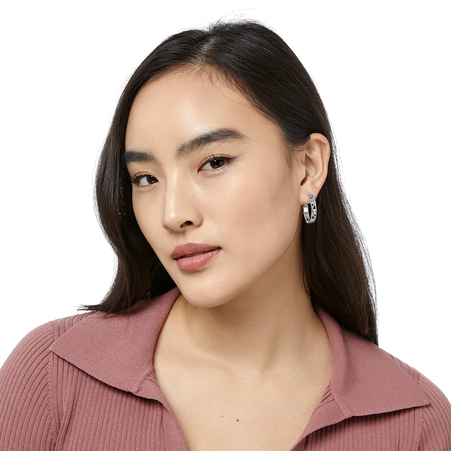 Brighton Contempo Small Hoop Earrings (SLV) - Image 2