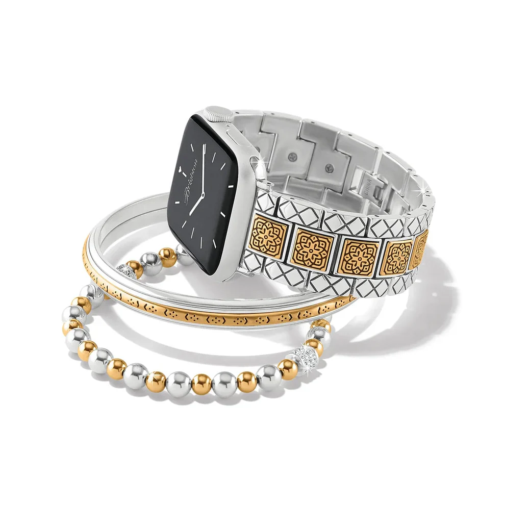 Brighton Mosaic Two Tone Watch Band (W30602) - Image 2