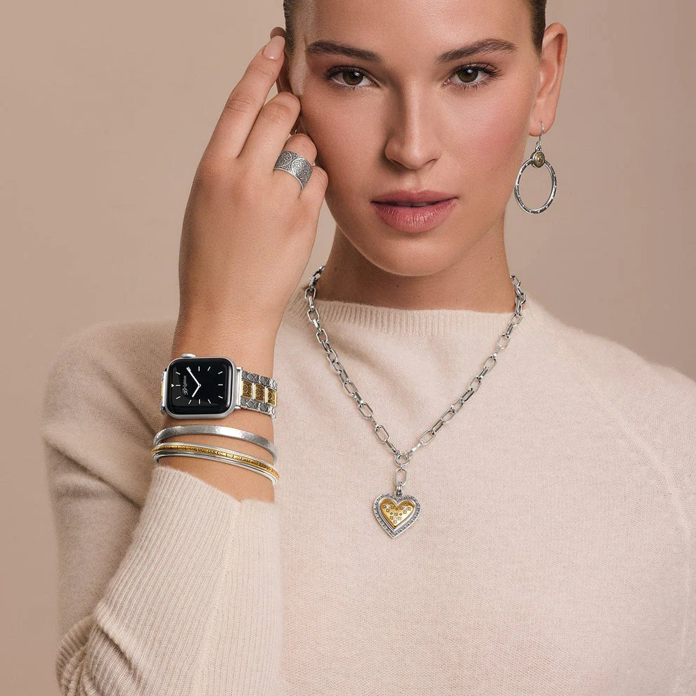 Brighton Mosaic Two Tone Watch Band (W30602) - Image 3