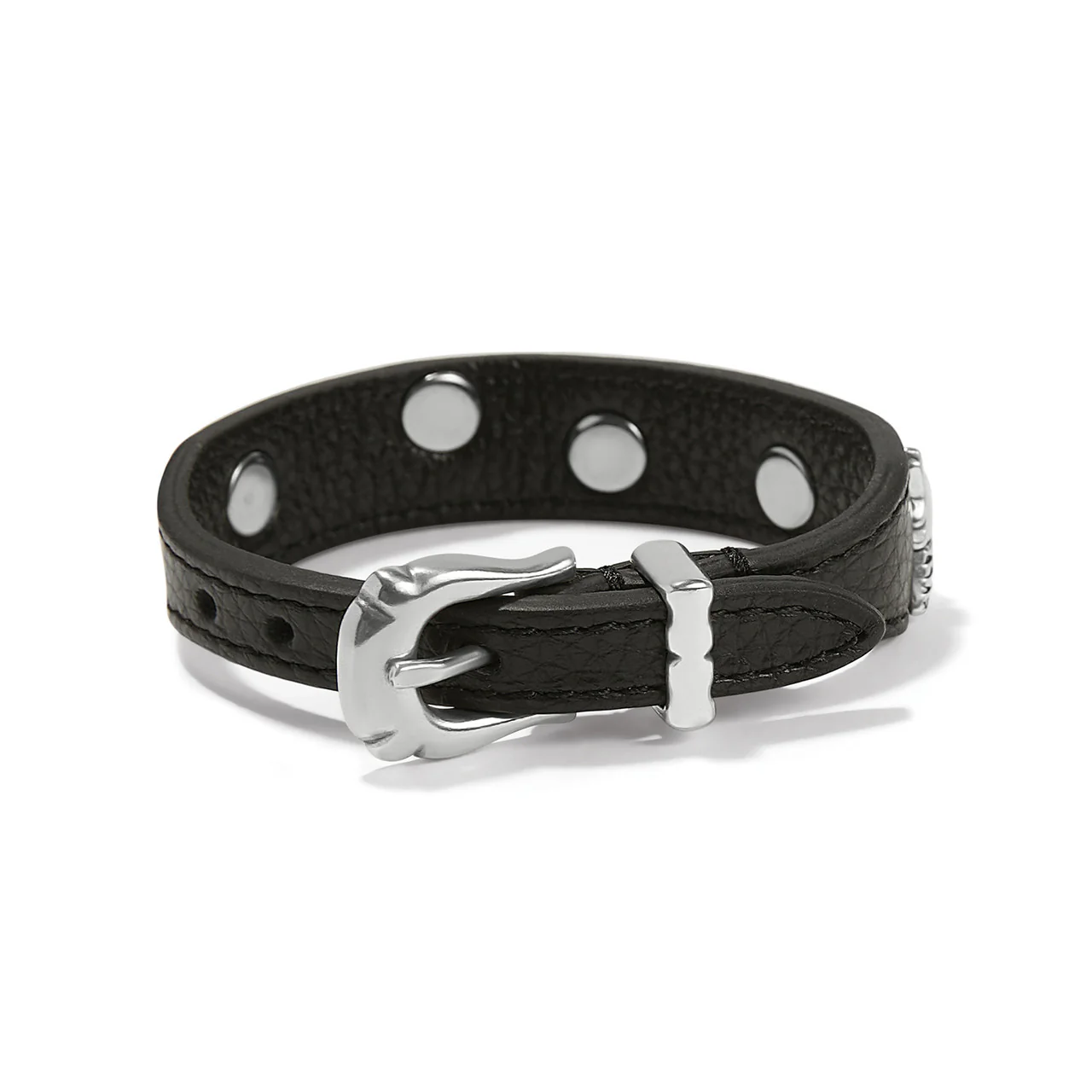Brighton Desert Friends Black Leather Bandit Bracelet - Image 2