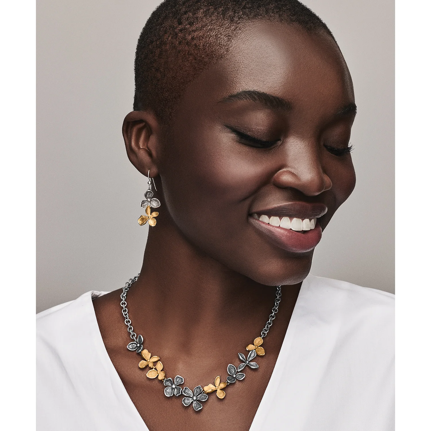 Brighton Everbloom Garland Two Tone Necklace - Image 2