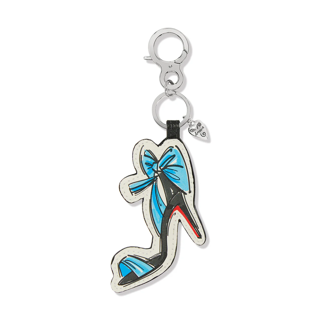 Brighton Fashionista Covergirl Leather Shoe Key/Purse Fob - Image 2