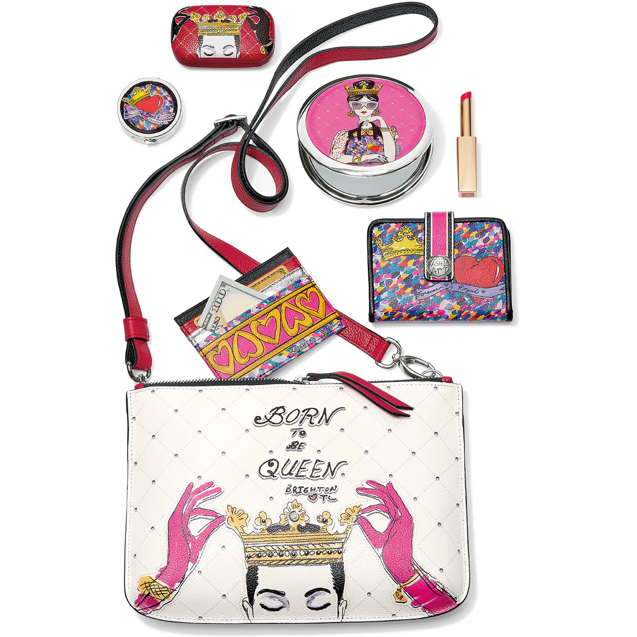 Brighton Fashionista Majesty Travel Mirror (PNK) - Image 3
